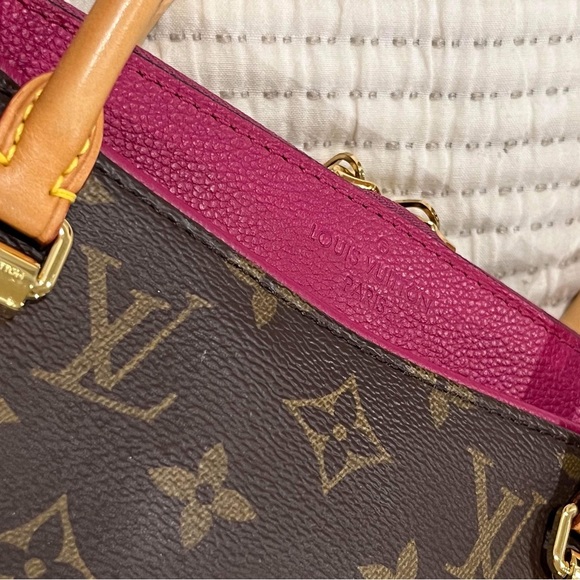 Authentic Louis Vuitton Monogram Pallas MM (Aurore) - Picture 8 of 16
